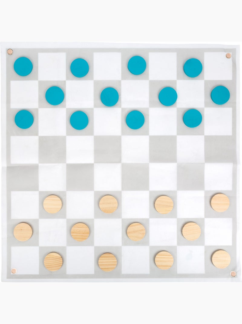 Jeu de dames et échecs Gris - Kiabi