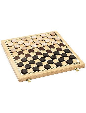 Jeu de dames pliant