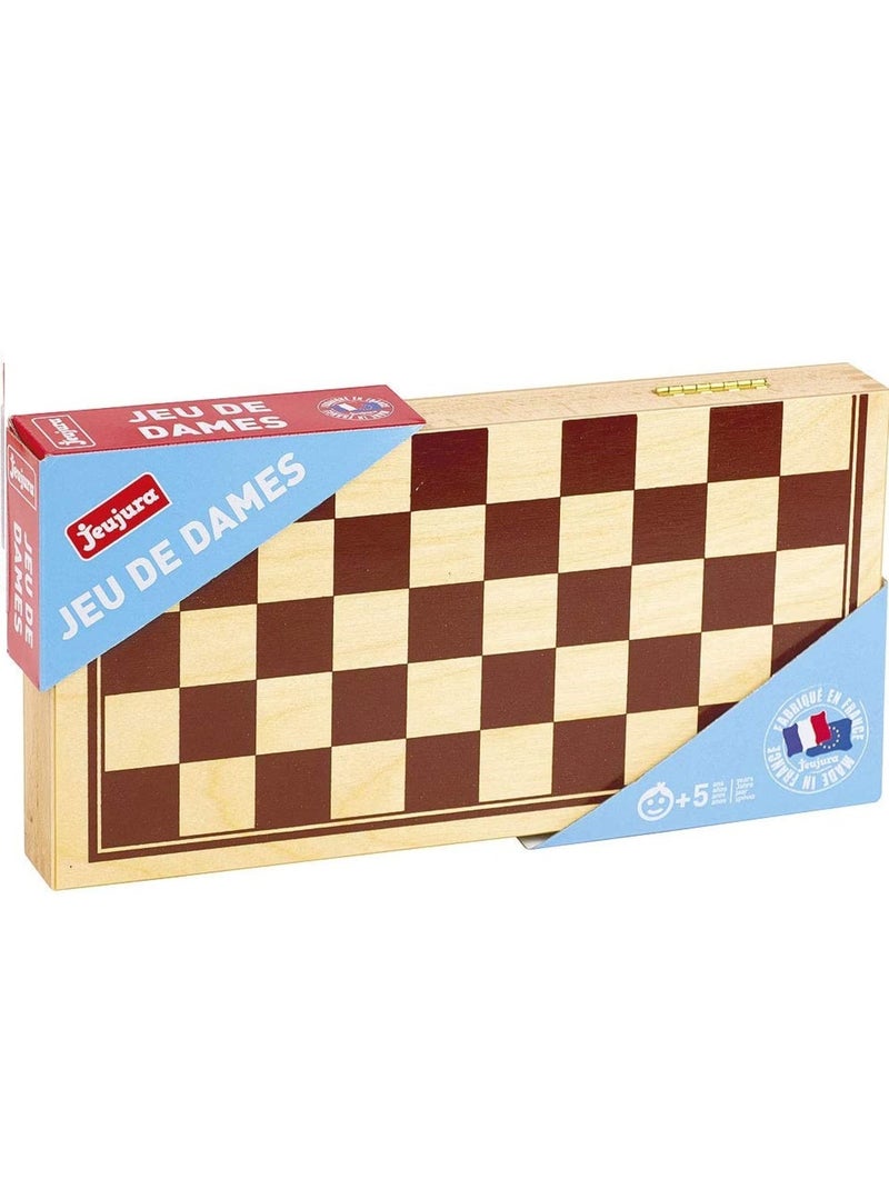 Jeu de dames pliant Beige - Kiabi