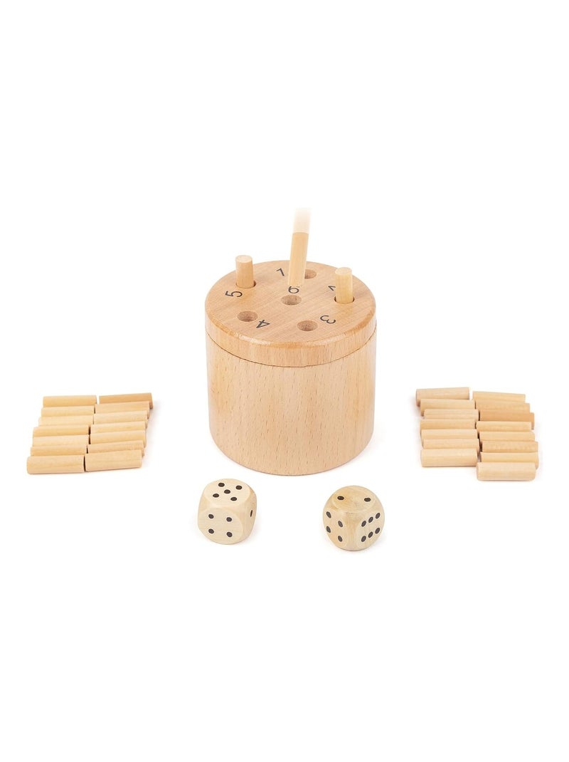 Jeu de dés 6 dehors Beige - Kiabi