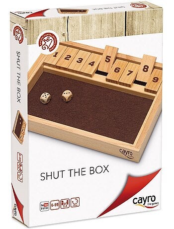 Jeu de dés shut the box
