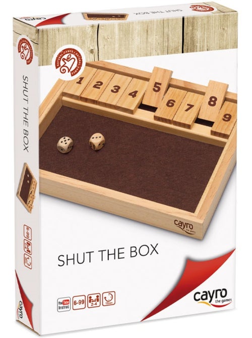 Jeu de dés shut the box - Kiabi