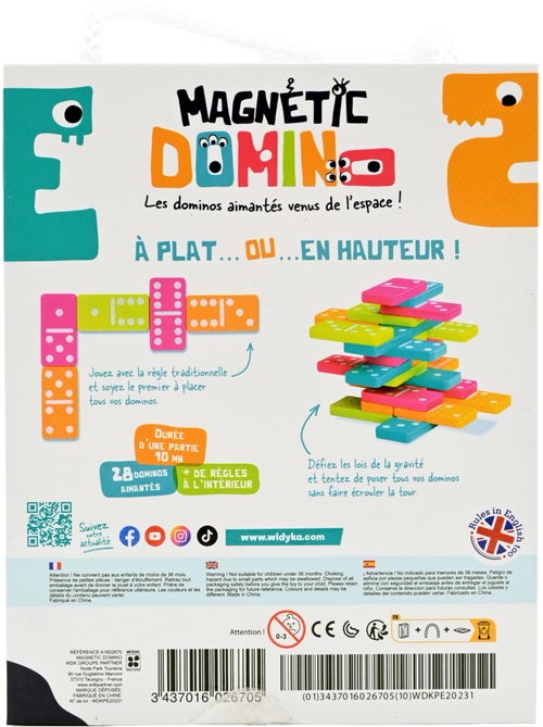 Jeu de dominos - Magnetic Domino - Widyka - Kiabi Jeu de dominos - Magnetic Domino - Widyka - Kiabi