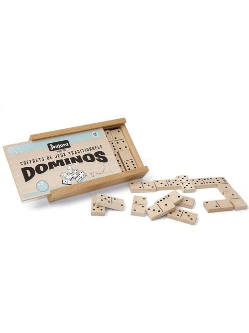 Jeu de dominos en bois - Kiabi Jeu de dominos en bois - Kiabi