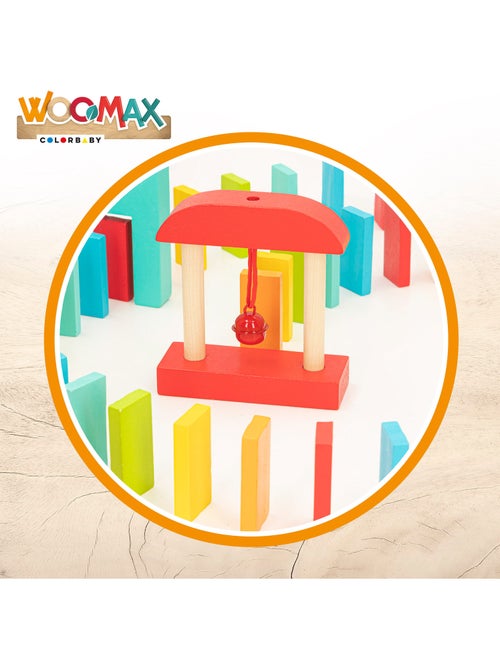 Jeu de dominos en bois WOOMAX - Kiabi
