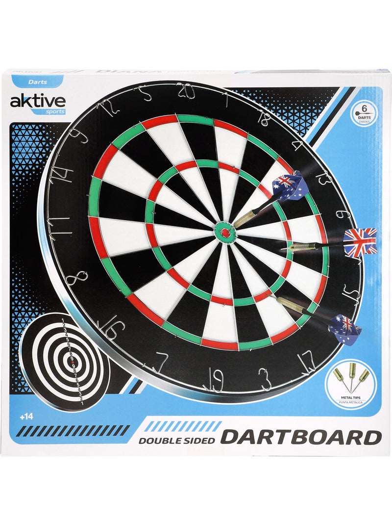 Jeu de fléchettes 45 cm de diamètre avec fléchettes aktive sport N/A - Kiabi