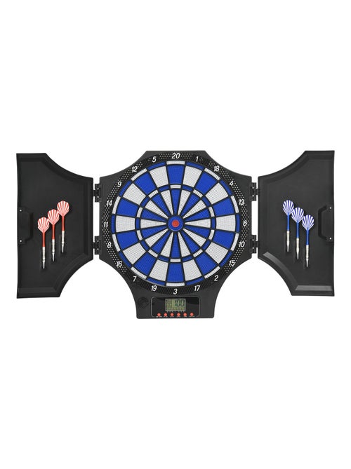 Jeu de fléchettes électronique 2 portes 31 jeux 8 joueurs max. - Kiabi