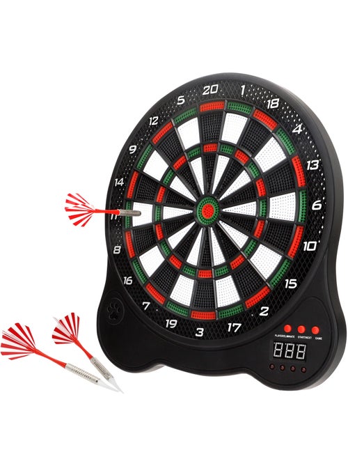 Jeu de fléchettes électronique avec écran, 29 jeux et 3 fléchettes flexibles aktive} - Kiabi