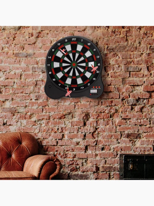Jeu de fléchettes électronique avec écran, 29 jeux et 3 fléchettes flexibles aktive} - Kiabi