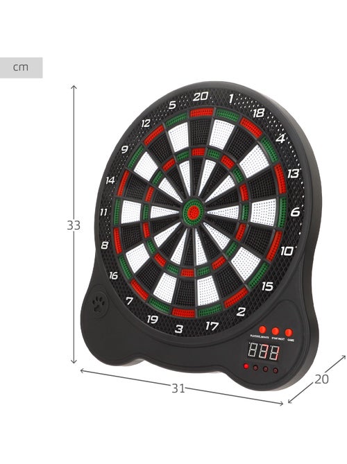 Jeu de fléchettes électronique avec écran, 29 jeux et 3 fléchettes flexibles aktive} - Kiabi