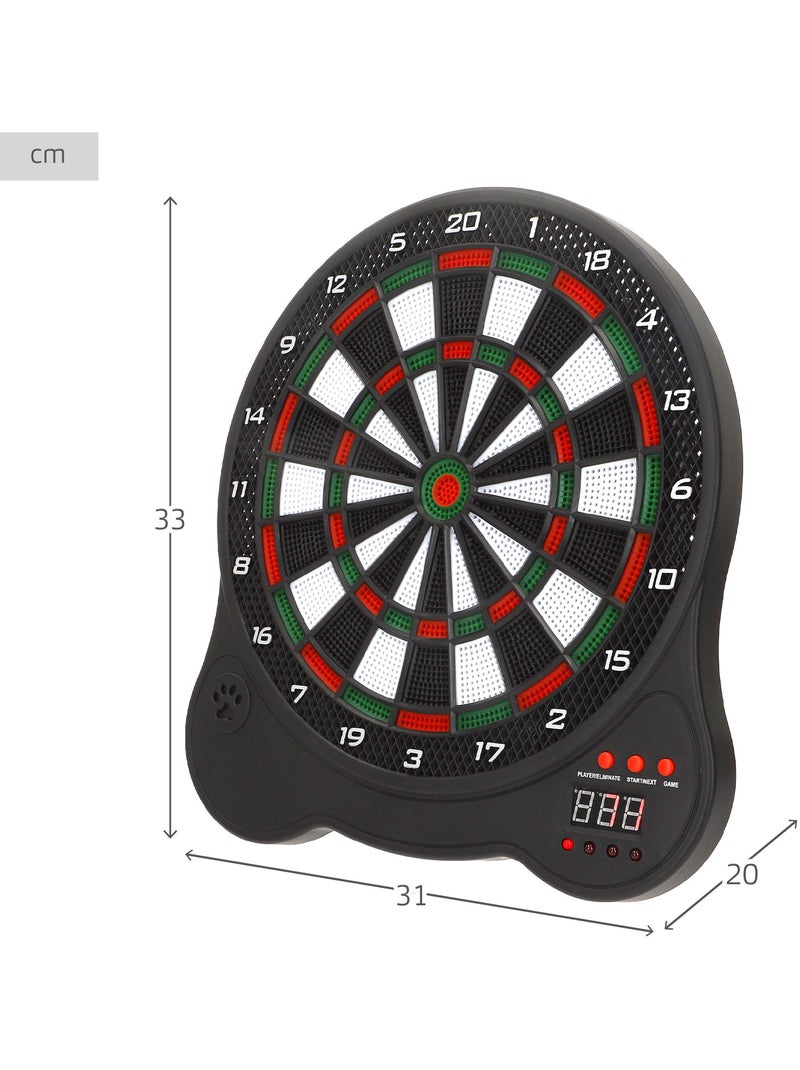 Jeu de fléchettes électronique avec écran, 29 jeux et 3 fléchettes flexibles aktive} N/A - Kiabi