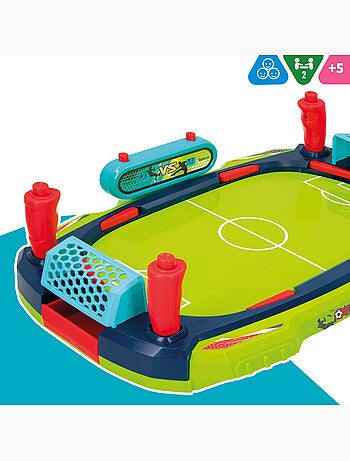 Jeu de flipper football avec tableau d'affichage et 3 ballons cb games