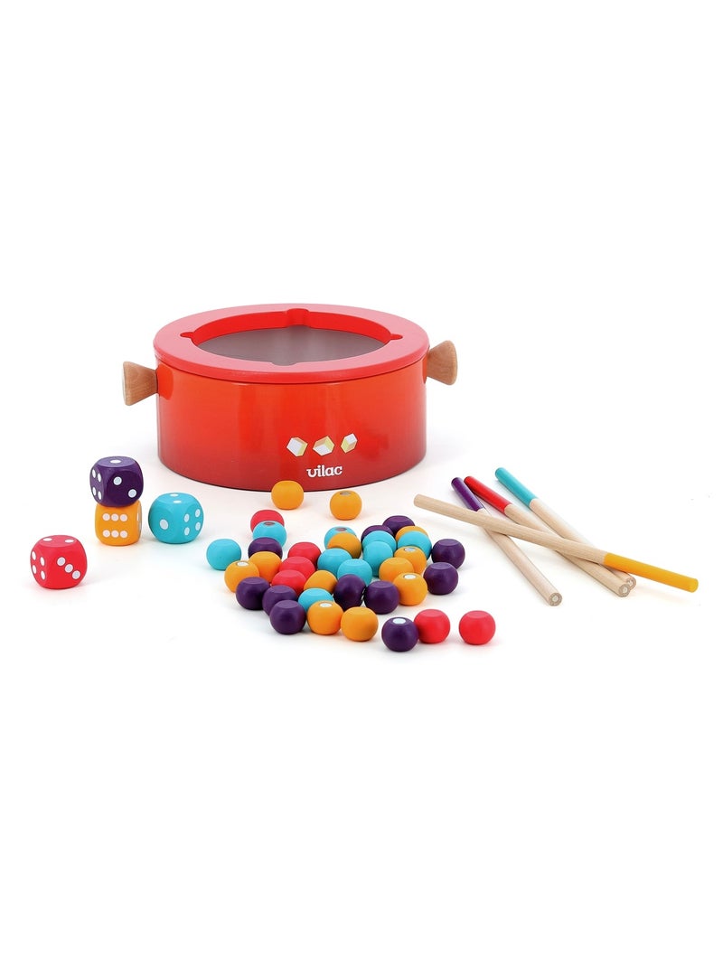 Jeu de fondue magnétique Rouge - Kiabi