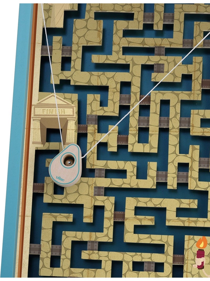 Jeu de labyrinthe à ficelles Bleu - Kiabi