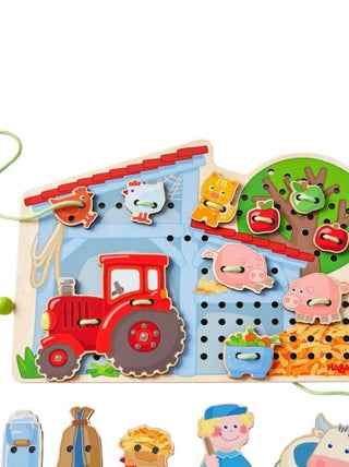 Jeu de laçage A la ferme