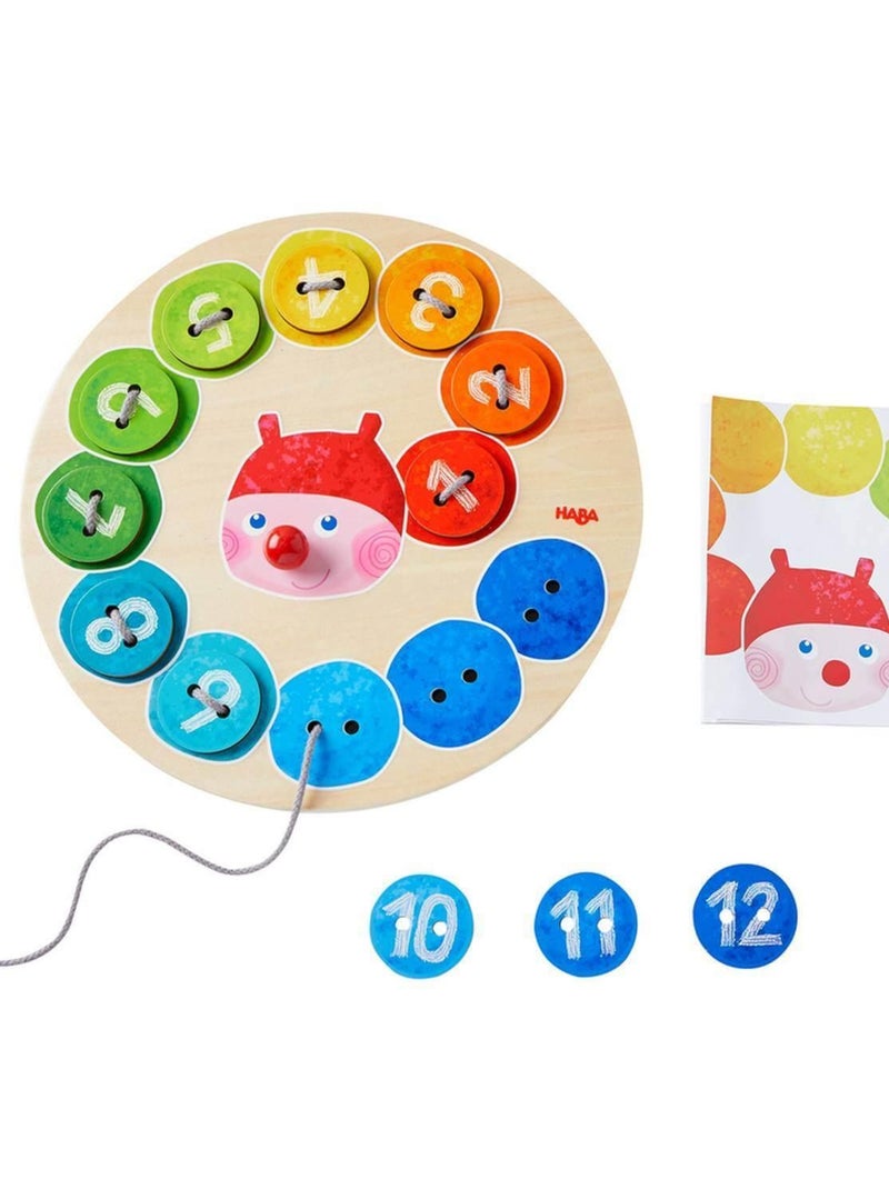 Jeu de laçage Chenille arc-en-ciel N/A - Kiabi