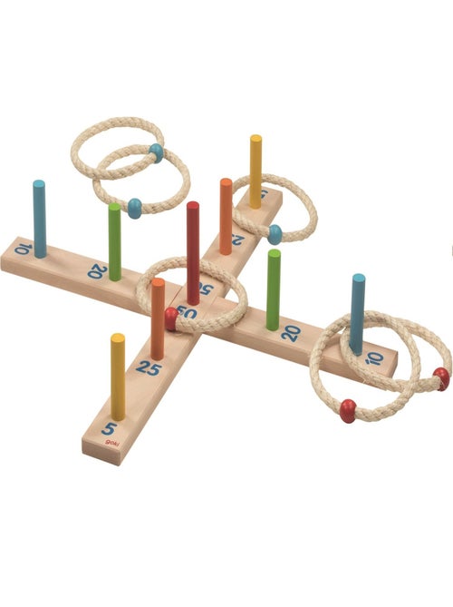 Jeu de lancer d'anneaux coloré - Kiabi