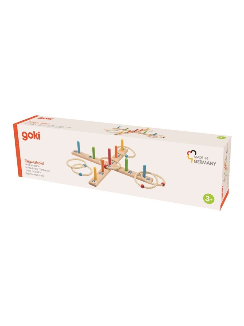 Jeu de lancer d'anneaux coloré Beige - Kiabi