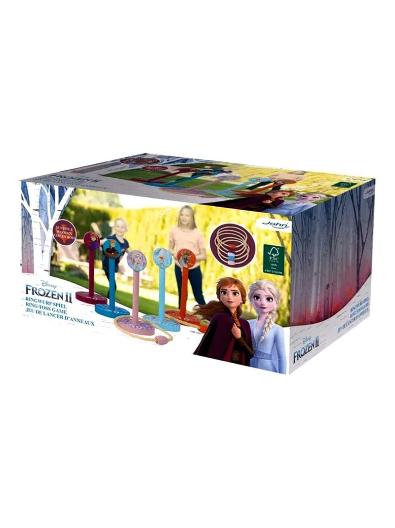 Jeu de lancer d'anneaux la Reine des Neiges bois enfant Frozen N/A - Kiabi