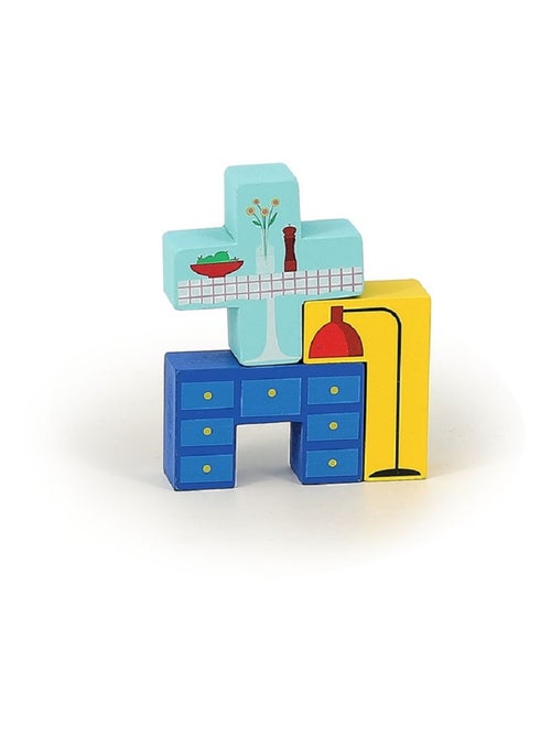 Jeu de logique en bois Déménagement - Kiabi