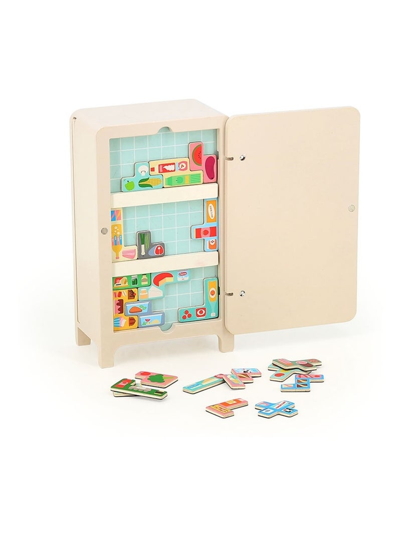 Jeu de logique en bois Le Frigo N/A - Kiabi