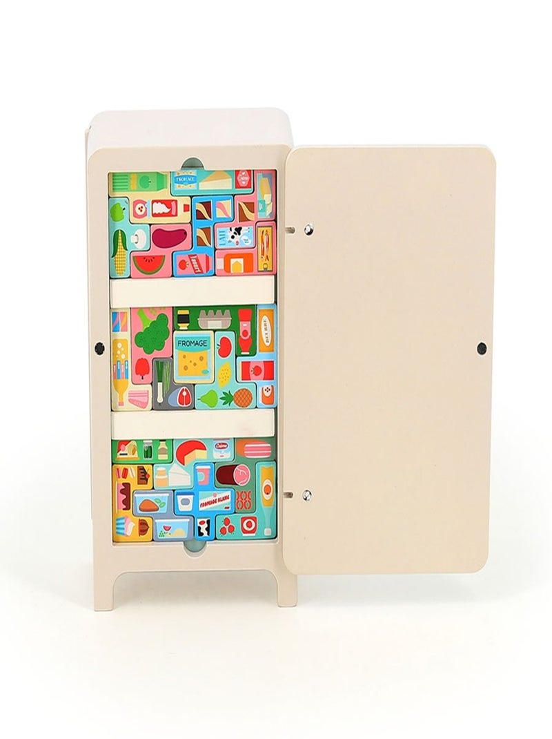 Jeu de logique en bois Le Frigo N/A - Kiabi