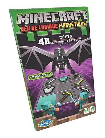 Jeu de logique magnétique : Minecraft