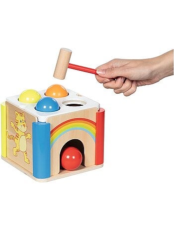 Jeu de maillet arc en ciel