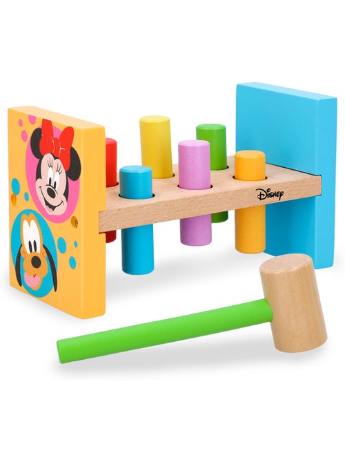 Jeu de marteau et de blocs en bois disney woomax - Kiabi