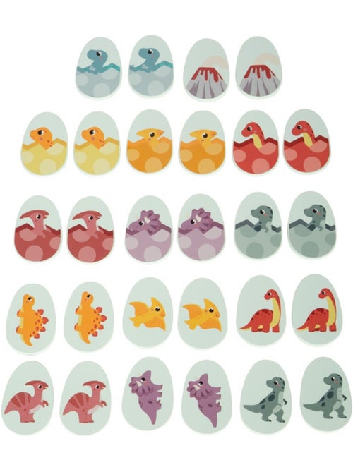 Jeu de mémo Dino - Kiabi