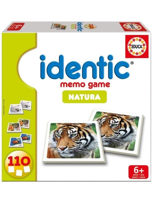 Jeu de mémoire - educa - identic natura - Kiabi