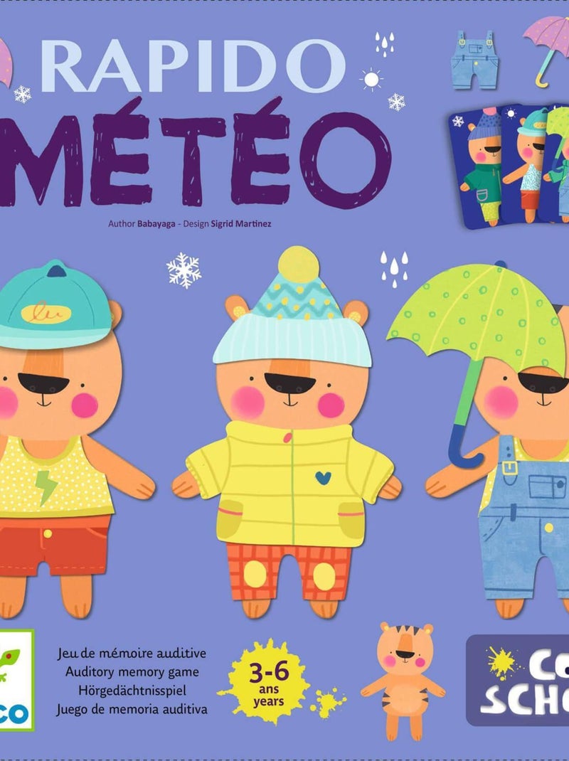 Jeu de mémoire auditive : Rapido Météo N/A - Kiabi