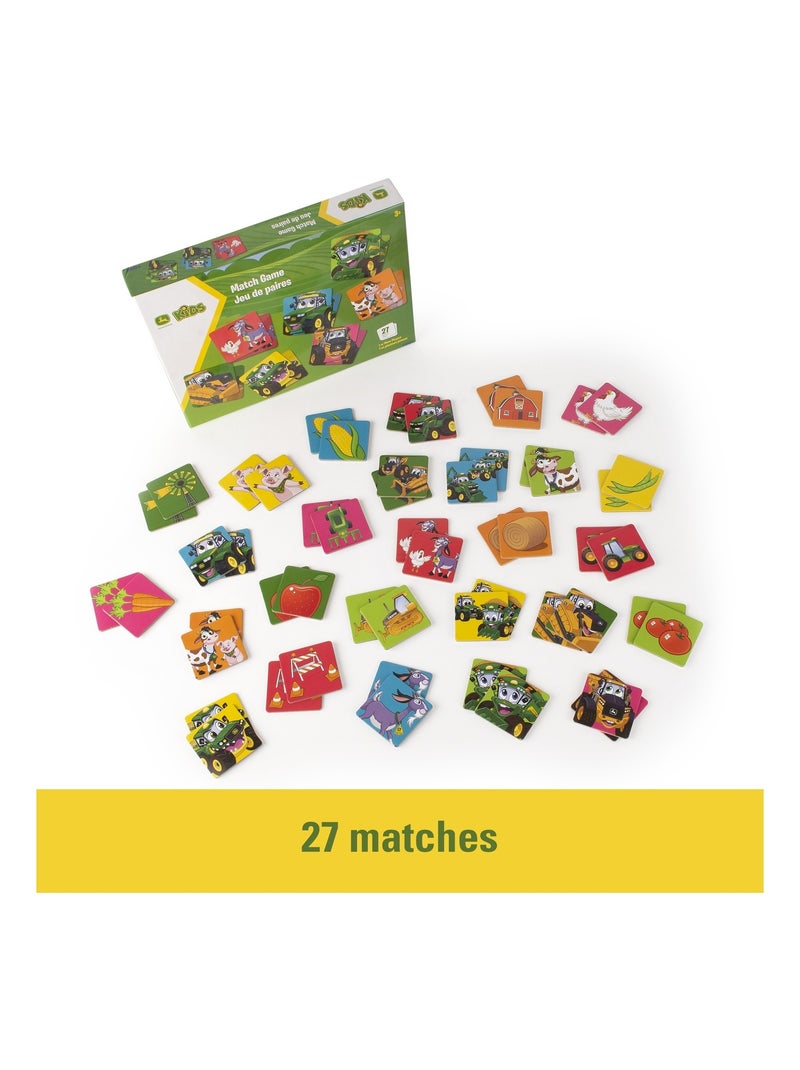 Jeu de paires tracteurs john deere dès 3 ans N/A - Kiabi