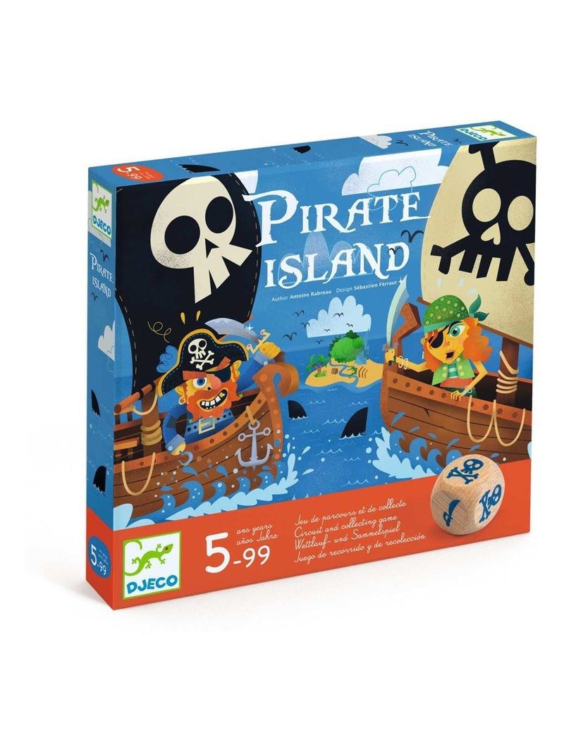 Jeu de parcours et de collecte Pirate Island Multicolore - Kiabi
