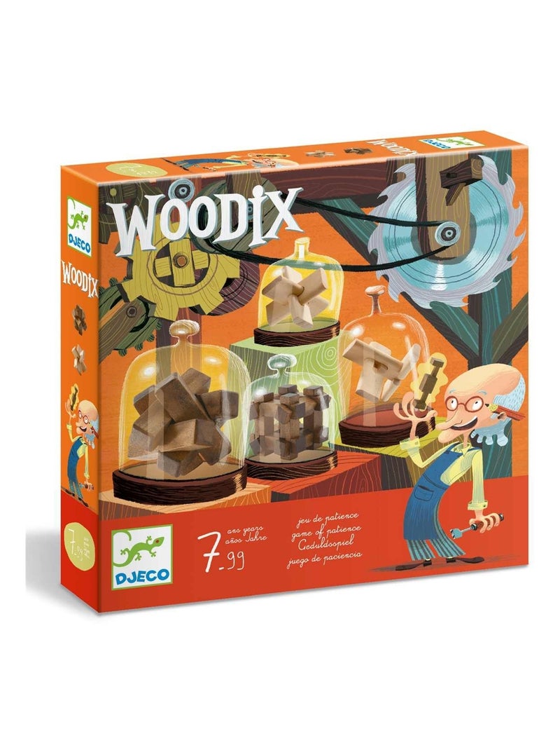 Jeu de patience casse-tête Woodix Marron - Kiabi