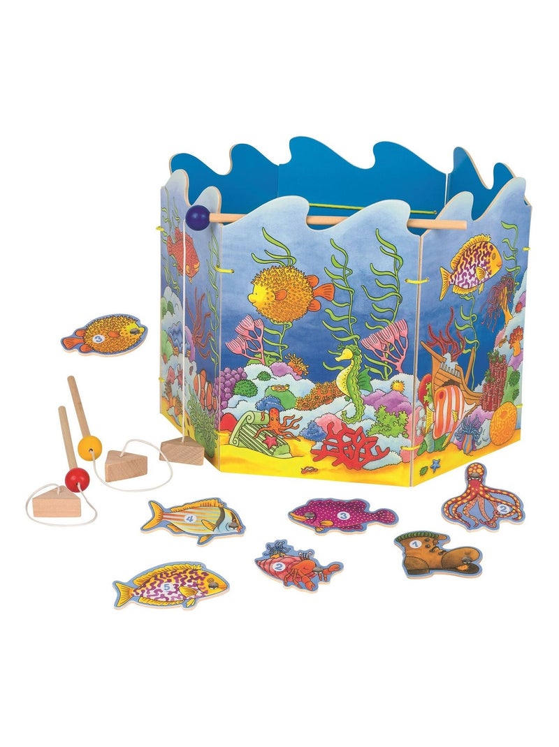 Jeu de pêche à la ligne Bleu - Kiabi
