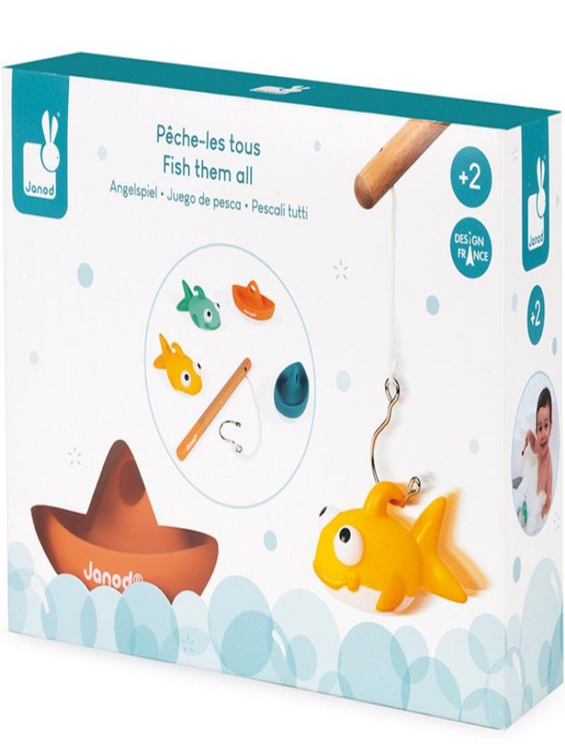 Jeu De Pêche Pêche-les Tous Jaune - Kiabi