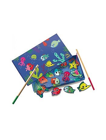 Jeu de pêches magnétique La pêche colorée