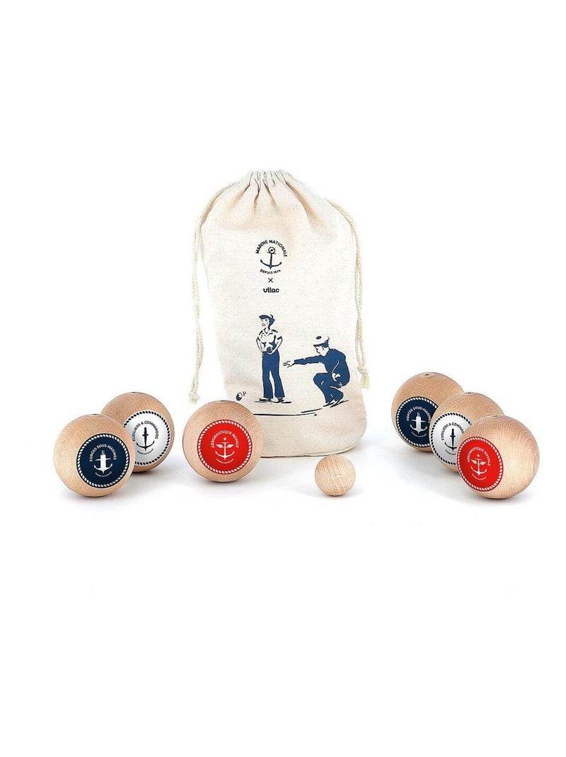 Jeu de pétanque Marine nationale Beige - Kiabi