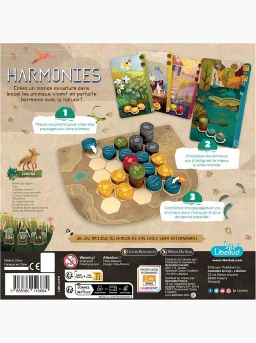 Jeu de plateau - Harmonies - Asmodee - Kiabi