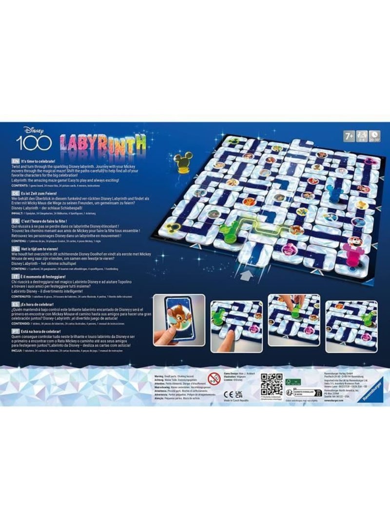 Jeu de plateau - Labyrinthe Disney 100 Ans - Ravensburger N/A - Kiabi
