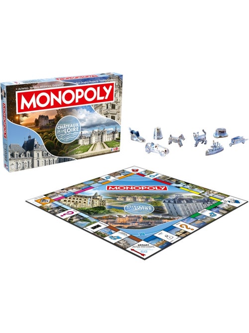 Jeu de plateau - Monopoly Châteaux De La Loire - Kiabi