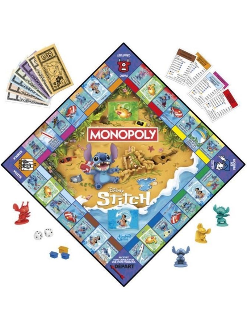 Jeu de plateau - Monopoly Stitch N/A - Kiabi