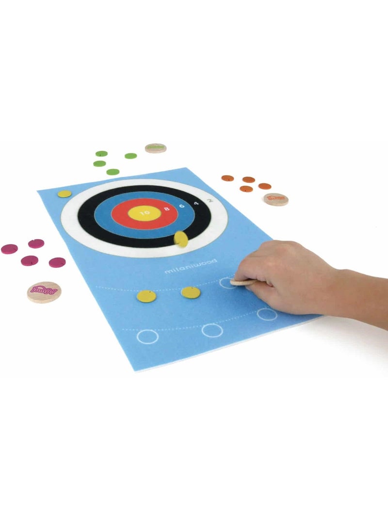 Jeu de puces Tir à l'arc Bleu - Kiabi