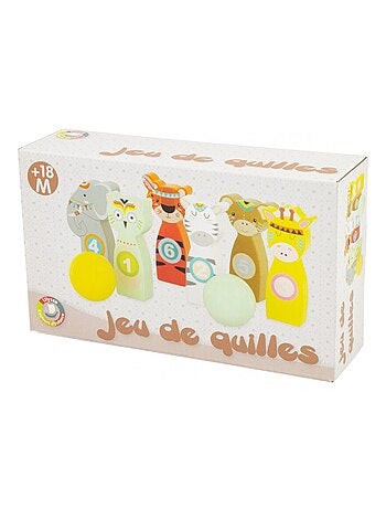Jeu de quilles animaux 10 cm