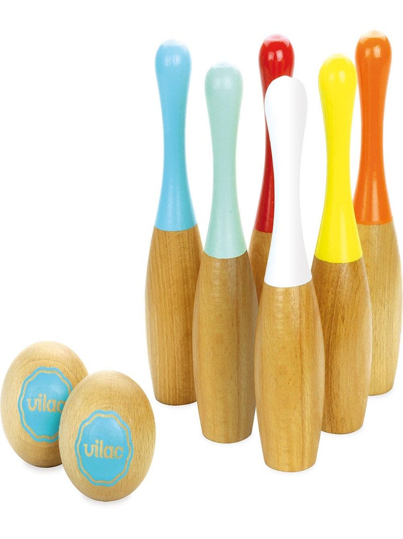 Jeu de quilles bowling bicolores Beige - Kiabi