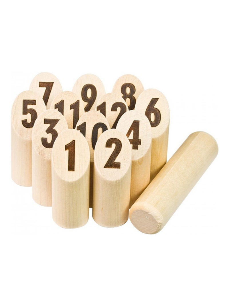 jeu de quilles en bois Mölkky go N/A - Kiabi