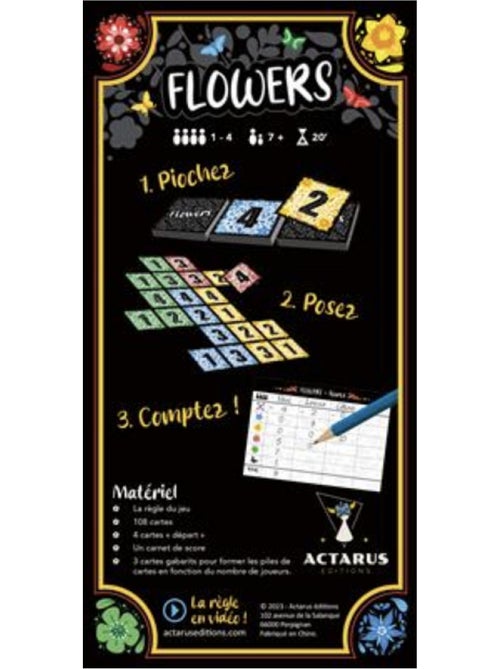Jeu de société - asmodee - actarus edition - 108 cartes - 30 min - 2 joueurs ou plus - Kiabi
