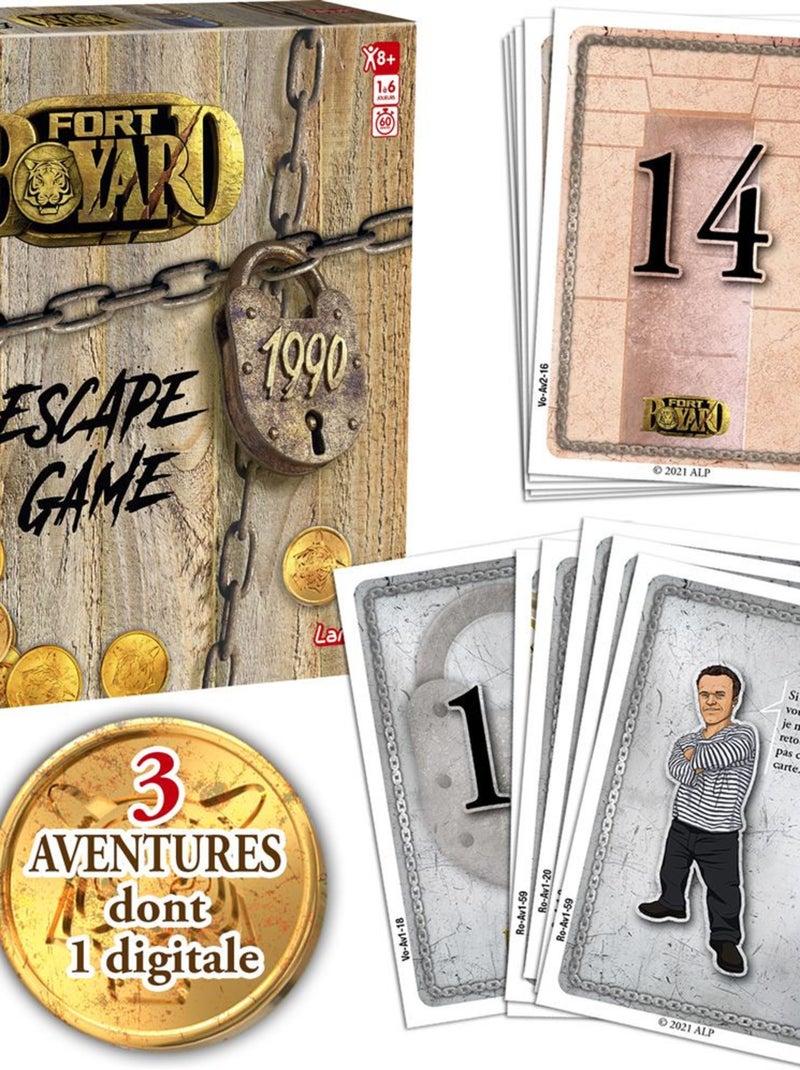 Jeu De Société - Escape Game - Fort Boyard - Lansay Multicolore - Kiabi