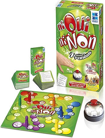 Jeu De Société - Ni Oui Ni Non - Mega Bleu